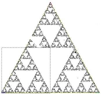 Nagy Péter, Tasnádi Péter A 16. ábrán a Mandelbrot-halmazt jelenítettük meg a Dynamics Solver programmal, a fekete négyzettel jelölt területek kinagyításával.