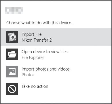 1 Az Import pictures and videos (Képek és videók importálása) alatt kattintson a Change program (Program váltása) lehetőségre.