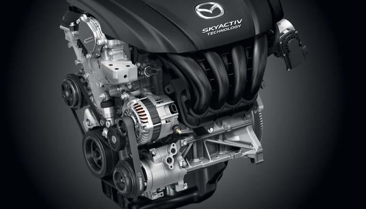 SKYACTIV TECHNOLÓGIA Szembeszállunk a konvenciókkal, hogy a kiemelkedő teljesítményt lenyűgöző üzemanyag-hatékonysággal ötvözhessük.