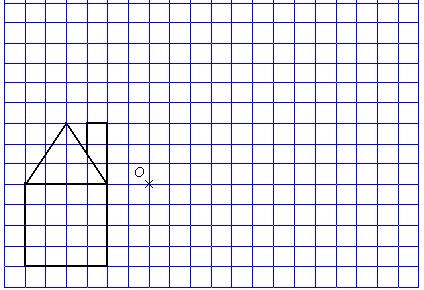 ) Megoldás: középpontos nagyítás a kapott kép az eredeti kétszeres nagyítása lesz. A B B C A 3. Ábrázold a pontokat koordinátarendszerben: A (2; 4); B ( 3; 2); C ( 1; 4); D (3; 5), és kösd össze őket!