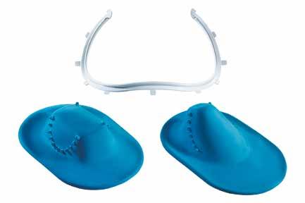 páciens komfort Kapható Anterior és Poszterior készletben #5200 OptiDam Posterior Intro Kit tartalma: 10 db OptiDam poszterior 3D gumi és 1 anatómiai keret #5203 OptiDam Anterior Intro Kit tartalma