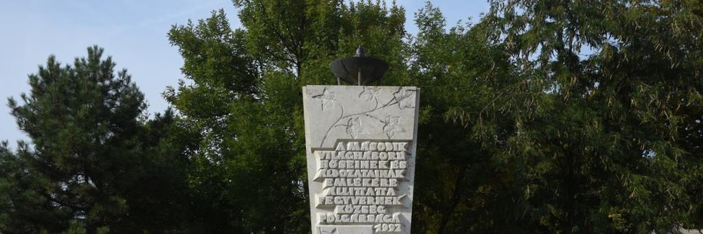 A védendő objektum leírása: Az emlékművet a község állíttatta az I. világháborúban elesett fegyverneki lakosok emlékére, melynek négy oldalán a háborús hősök neve olvasható.