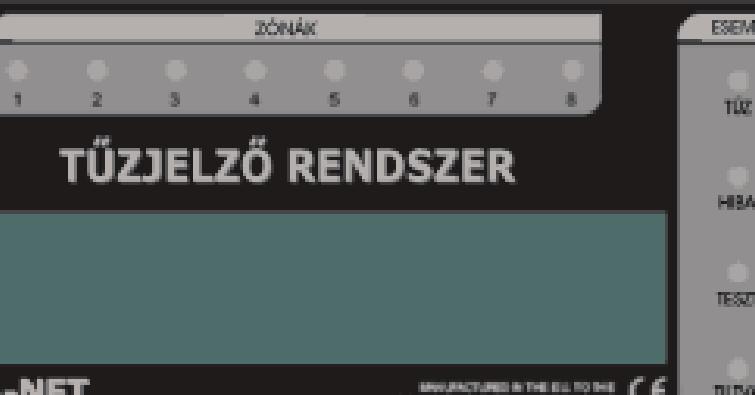 1.10 LETILTÁSOK (folytatás...) 1.10.2 SZIRÉNÁK ENGEDÉLYEZÉSE/LETILTÁSA Ezen gomb megnyomására a rendszerben lev összes sziréna letiltódik, a hozzá tartozó LED kigyullad. A KITILTVA LED kigyullad.