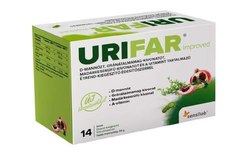 használható Urifar Improved D-mannózt és A-vitamint tartalmazó étrend-kiegészítő, 14 db tasak (311,4 Ft/db) A madárkeserűfű támogatja a vizelet ürülését, csökkenti egyes baktériumok megtapadását a