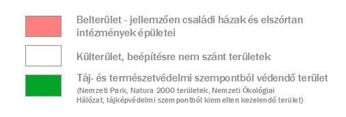 4.Településképi szempontból meghatározó, eltérő karakterű területek lehatárolása, a településkép, arculati jellemzők és