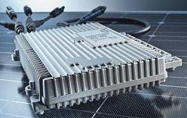 DC szűrőkapacitás (1) Rezonanciaátalakító transzformátorral (2) Vezérelt egyenirányító (3) AC szűrő (4) Napelem, 110 Wp 500 khz 50 Hz 2 4 Hálózat Vezérlő (5) (feszültség-, áram- és