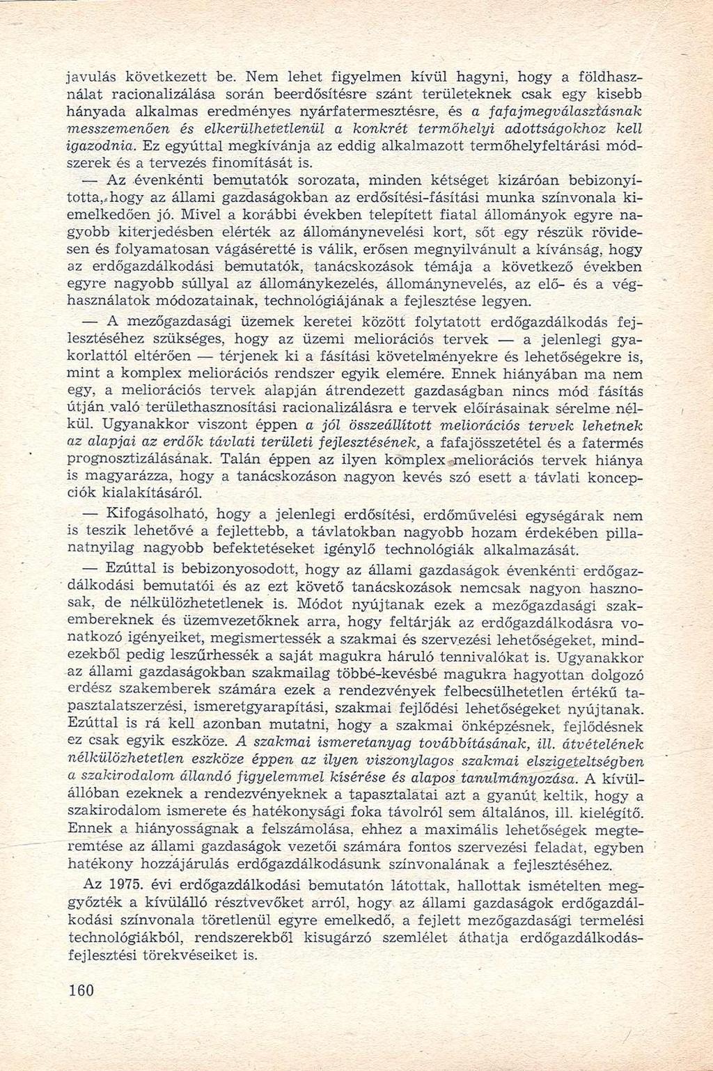 javulás következett be.