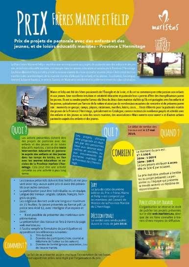 Imma Amadeo Idén ismét pályázatokat lehet benyújtani a Montagne-díjra, valamint a Maine testvér és Felip testvér-díjra.