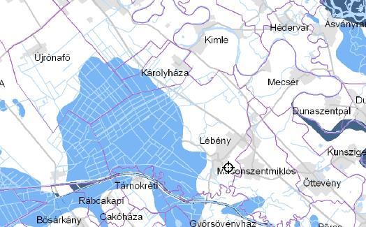 nyersanyagvagyon övezete/ Megyei területrendezési tervben megállapított övezet, amelyben a megállapított bányatelekkel lefedett, valamint bányatelekkel le nem fedett, az állam kizárólagos tulajdonát