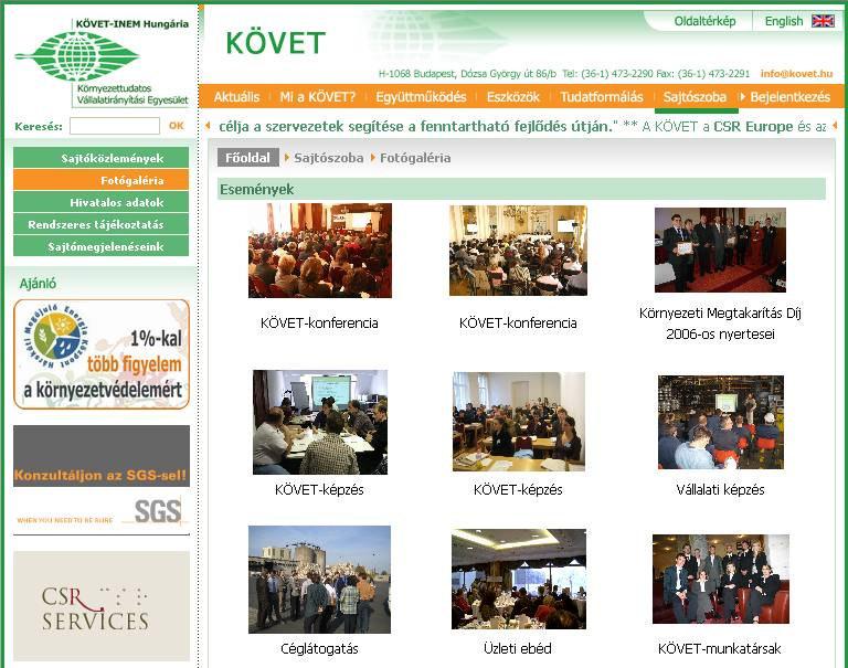 KÖVET A VILÁGHÁLÓN 2007-ben több új internetes honlapot is készítettünk, amik segítségével tudatformáló munkánkat ezen a fórumon is hatékonyabban tudjuk végezni. www.ablakonbedobottpenz.