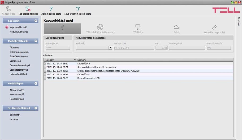 5 A Pager4 programozószoftver használata 5.1 