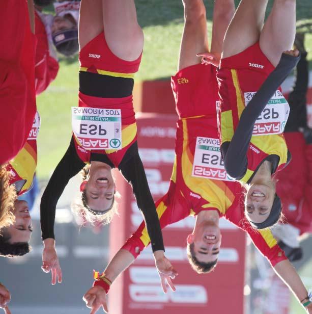 HISTORIAL DE ESPAÑA EN EL CAMPEONATO DE EUROPA DE CAMPO A TRAVÉS Medallistas individuales más veteranos Fecha Nac. Edad Hombres Alberto García 22.02.