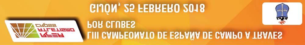 CAMPEONATOS DE ESPAÑA - CAMPO A TRAVÉS 2017/2018 HOMBRES Sénior - Cross largo (10.000m) Pto. Nombre Club Tiempo 1. Ayad Lamdassem BIKTO 29:46 2. Aelemayehu Bezabeh UNIGU 29:50 3.
