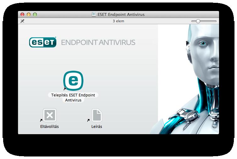 3. Telepítés Az ESET Endpoint Antivirus telepítője kétféleképpen indítható el: Ha CD/DVD telepítőlemezről végzi a telepítést, helyezze be a lemezt a CD/DVD-ROM-meghajtóba, és a telepítő indításához
