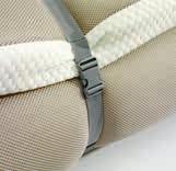 A matrac keménysége változtatható az összesen 8 darab habszivacs rúd eltávolításával. Mosható huzat puha, vastag steppeléssel.