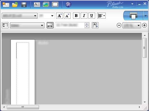 4 A P-touch Editor Lite használata (csak Windows esetén) 4 A P-touch Editor Lite segítségével számos egyszerű címkeelrendezést tud gyorsan, illesztőprogram és szoftverek telepítése nélkül elkészíteni.
