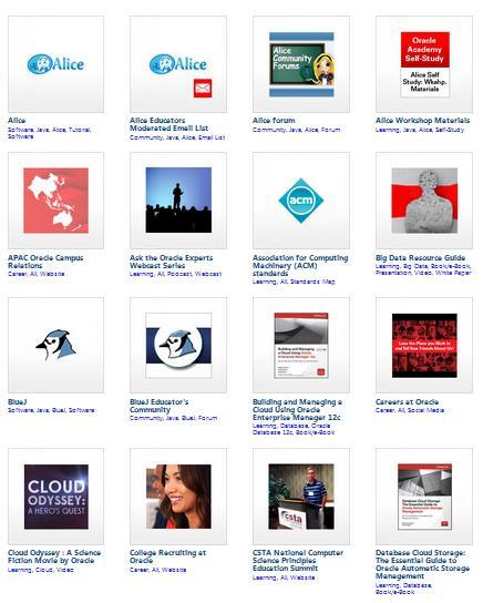 Oracle Academy Resource Library -