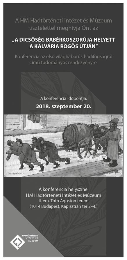 Szólt a színházi lapokról, az urzsumi tábor irodalmi lapjáról, a Szittyákról, valamint a vicclapokról. Keglovich Rita az olaszországi hadifogság bemutatását szintén statisztikai adatokkal kezdte.