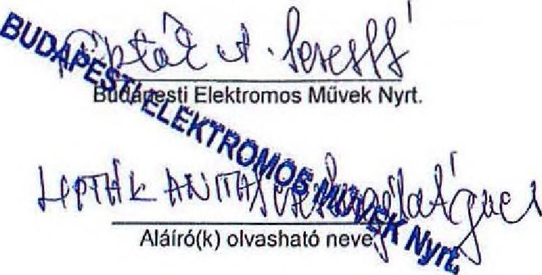 Budapesti Elektromos Müvek Nyrt. Szerződés Szerződés száma: és kötelezettségeket a Szerződésben és annak a mellékleteiben foglaltak szerint kötelesek a felek gyakorolni, illetve teljesfteni.