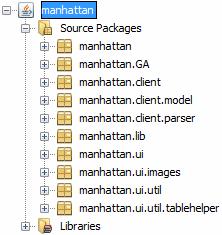 A tesztelést követően nyissuk meg a CD-n mellékelt manhattan projektet: A menüelem kiválasztásával