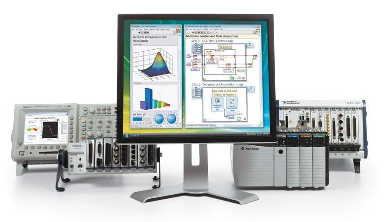 programcsomag a LabVIEW. A LabVIEW a maga nemében egyedi alkalmazás, segítségével grafikus programozást alkalmazva speciális virtuális mérőműszereket hozhatunk létre a technológiai folyamathoz. 7.1.
