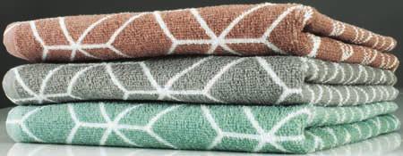 TÖRÜLKÖZŐ 100% pamut, jacquard-szövött.