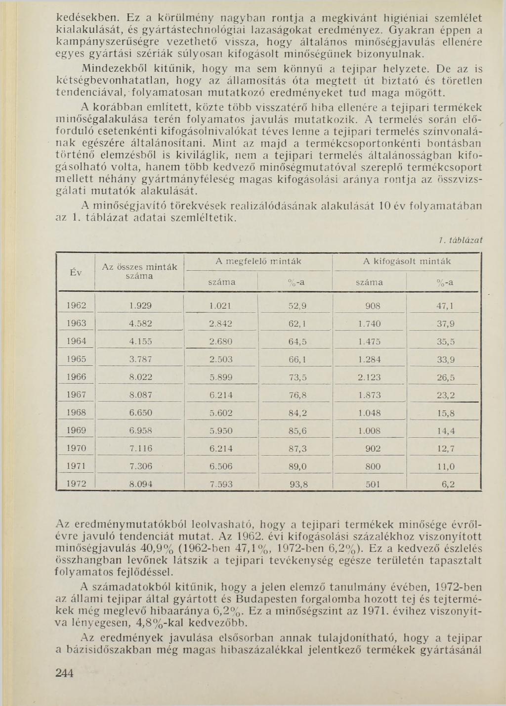 kedésekben. Ez a körülmény nagyban rontja a megkívánt higiéniai szemlélet kialakulását, és gyártástechnológiai lazaságokat eredményez.