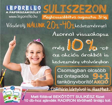 Tel.: 45/570-299, 20/220-3237, Fax: 45/570-300 Nyilvántartásba vételi szám: E-000810/2014 facebook.com/projektoktatas Az akció 2019. augusztus 1-31 között érvényes!