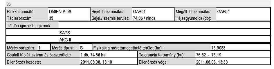 Kijelenthető, hogy a cca 74.