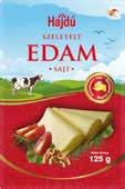 Szeletelt sajt Trappista / füstölt trappista / edámi 1 kg = 2 392 Ft