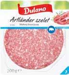 DULANO Német felvágott Szerzetes / Artländer / óriás paprikás szelet 1 kg = 1 845 Ft 200