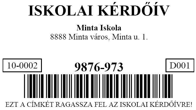 c) A 10. évfolyam dobozának tartalma Tartalomjegyzék, amely ismerteti a doboz tartalmát.