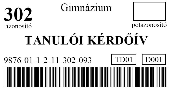 Amennyiben a képzési típuson a kiválasztott tanulók száma 20 vagy annál több, a képzési típus 2 db fóliatasakot tartalmaz a nem nyilvános boríték.