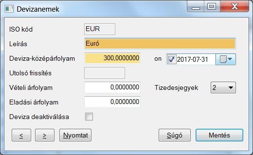 fejezet a felhasználói kézikönyvben Bejelentkezés rendszergazdaként (=adminisztrátori jogosultságú felhasználó) 8 Deviza árfolyamok
