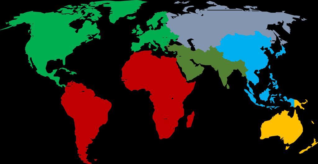 A HUNCA EXPORTÁL A VILÁG TÖBB MINT 100 ORSZÁGÁBA Észak-Ázsia Észak-Amerika Európa