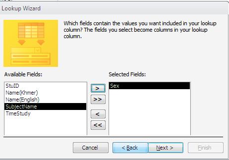 enatienhca Dialog Box srmab;bgðaj Bt manrbs; Table EdleyIgeRCIserIs mk. ehiy cuc Next.