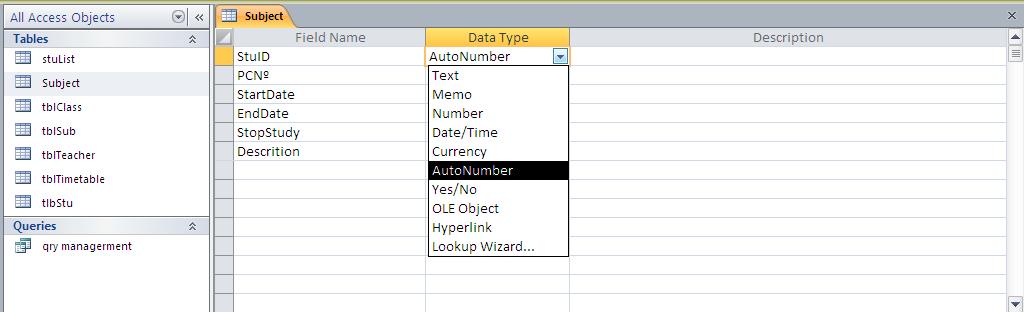 - rebobkmnt; Data Type [ Field Name 1.