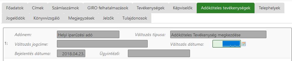 A fejlesztés célja, hogy a migrált adatok esetében ne okozzon problémát, ha olyan változásbejelentést kell feldolgozni, ami