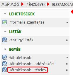 A táblázat bővíthető az adózók 4T adataival is az Oszlopok kiválasztására kattintva: 11.