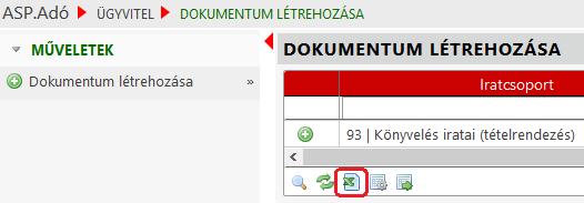 13. Azonnali számfejtés - adózóhoz tartozó végrehajtási eljárások Az Azonnali számfejtés bal oldali Lehetőségek menüjében új menüpont