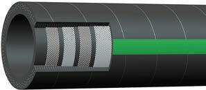 STANDARD EPDM/NEOPRÉN TÖMLŐ FLEETRUNNER GREEN STRIPE EGYENES TÖMLŐ (4168) EPDM, POLIÉSZTERREL ERŐSÍTETT A tömlőmeghibásodások vezető okát jelentő elektrokémiai degradálódás ellen tervezve EPDM tömlő,