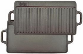 33x23 cm Öntöttvas forgatható grill lap