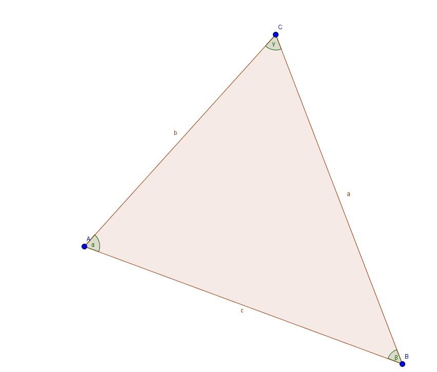 A háromszögek alapadatait a
