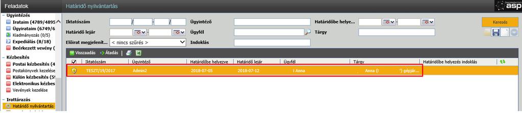 {{reference_number}}: Hivatkozási szám {{deadline}}: Határid {{registry_number}}: Iktatószám {{assigner}}: Szignáló {{name_off_charge}}: Felels vezet {{registered_by}}: Iktató {{signatory}}: Szignált