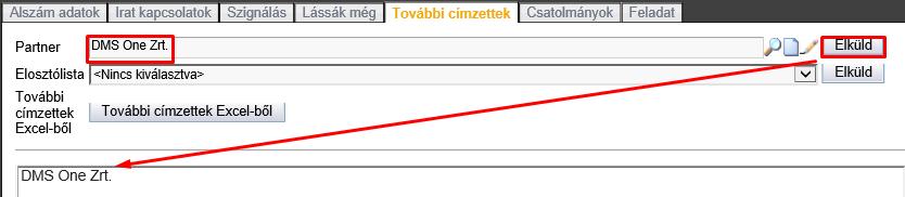 Kimenő iktatás klasszikus felületen Alszámra A Feladatok/Ügyirataim menüben a megfelelő jogosultság birtokában lehetőség van alszám iktatására.