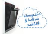 mechanikus programozás, hőlégkeverés, könnyen tisztítható teljes üvegajtó, Booster funkció, inox