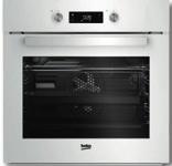 8 funkció MIKROH LL M S TŐ 800W teljesítmény, forgótányér 2, cm, fekete szín, inox keret, felső szekrénybe