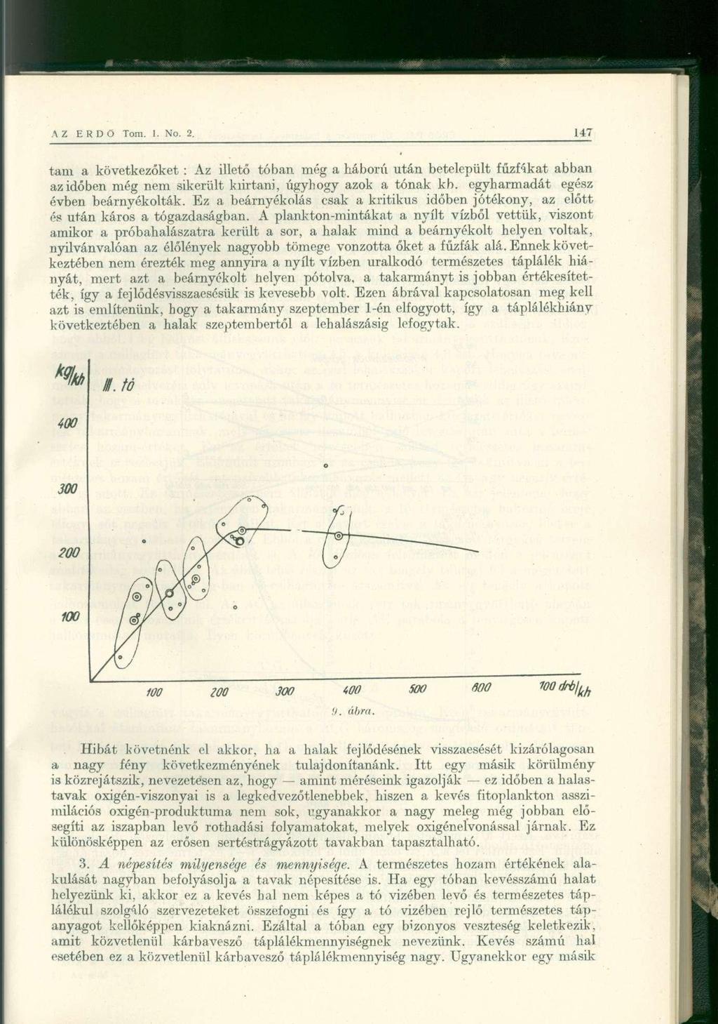 tam a következőket : Az illető tóban még a háború után betelepült fűzfákat abban az időben még nem sikerült kiirtani, úgyhogy azok a tónak kb. egyharmadát egész évben beárnyékolták.