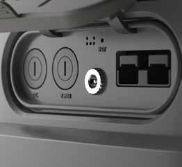 A Dometic PLB40 nagy kapacitású, integrált lítium-vas-foszfát (LiFePO4) akkumulátorcellákkal rendelkezik, amelyekkel 512 Wh energiaellátást