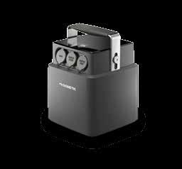 DOMETIC PLB40 Hordozható lítium akkumulátor, 40 Ah Tovább utazhat saját áramforrással Háromféle töltési mód: 12 V-os dugalj, napelem vagy 230 V